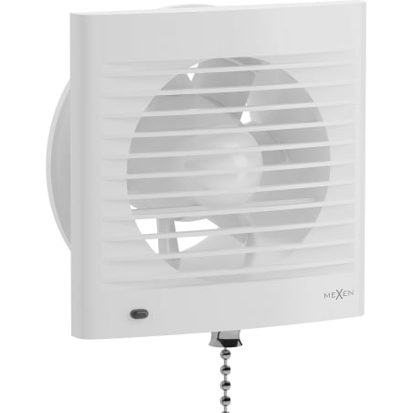 Mexen EXS 120 wentylator łazienkowy, włącznik sznurkowy, biały - W9604-125K-00