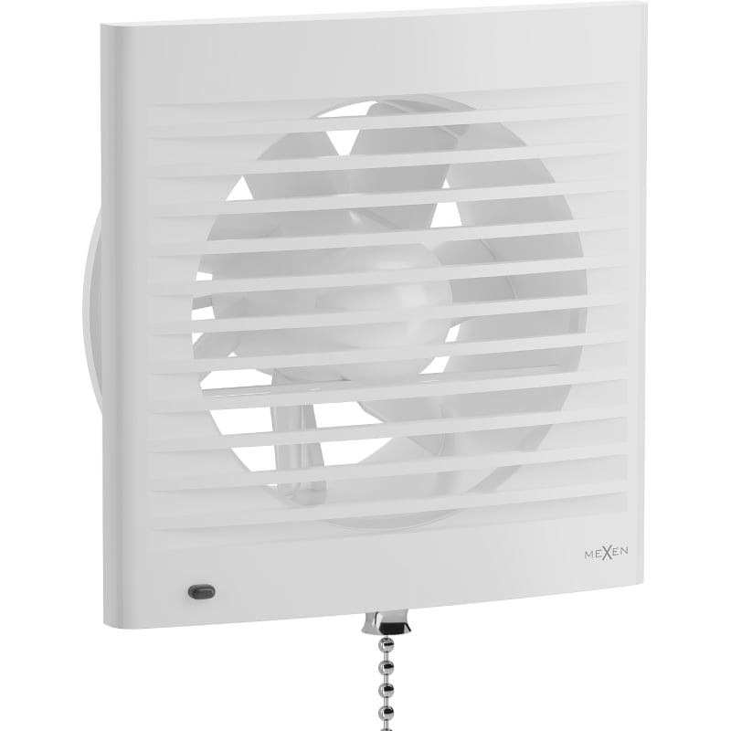 Mexen EXS 150 wentylator łazienkowy, włącznik sznurkowy, biały - W9604-150K-00
