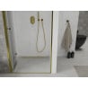 Mexen Lima drzwi prysznicowe składane 90 cm, transparent, złote - 856-090-000-50-00