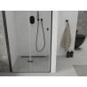 Mexen Lima drzwi prysznicowe składane 70 cm, transparent, czarne - 856-070-000-70-00