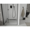 Mexen Lima drzwi prysznicowe składane 120 cm, transparent, czarne - 856-120-000-70-00