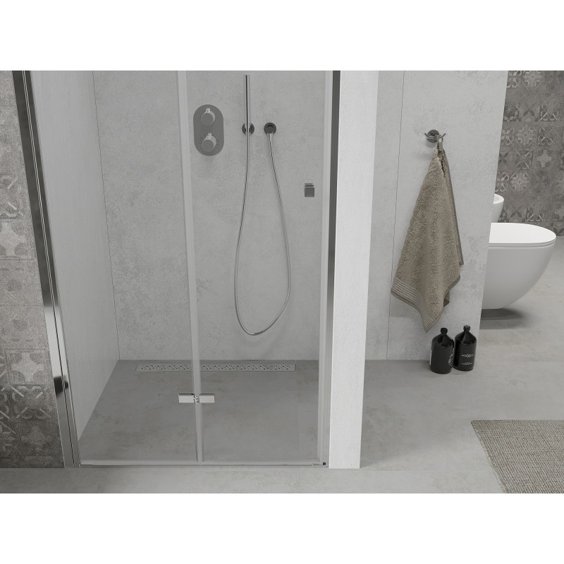Mexen Lima drzwi prysznicowe składane 60 cm, transparent, chrom - 856-060-000-01-00