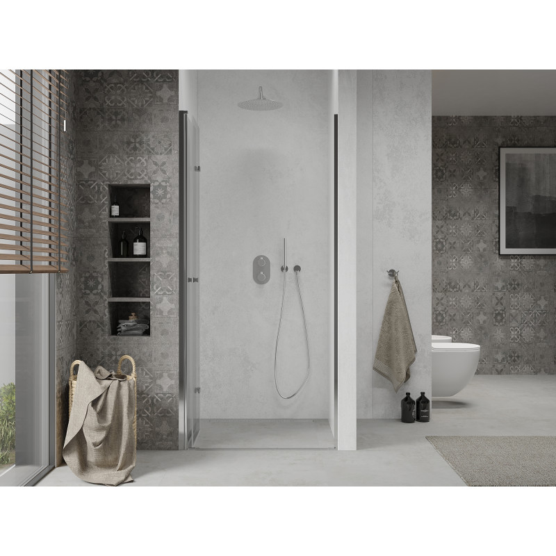 Mexen Lima drzwi prysznicowe składane 85 cm, transparent, chrom - 856-085-000-01-00