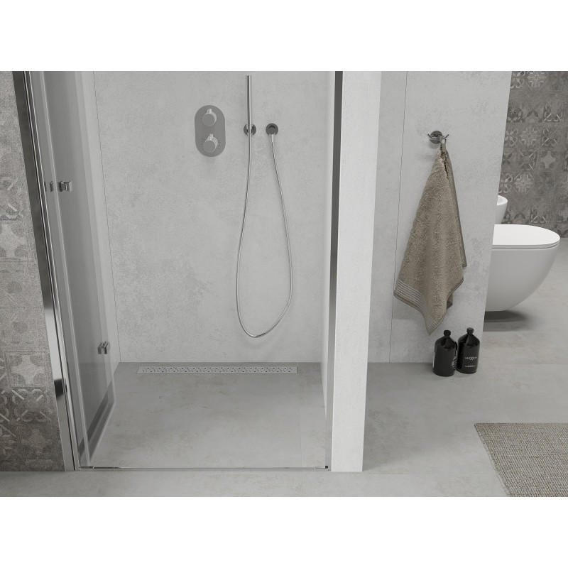 Mexen Lima drzwi prysznicowe składane 85 cm, transparent, chrom - 856-085-000-01-00