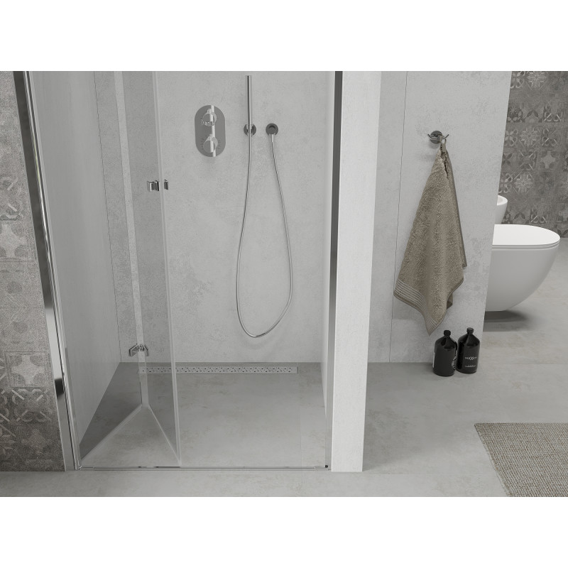 Mexen Lima drzwi prysznicowe składane 85 cm, transparent, chrom - 856-085-000-01-00