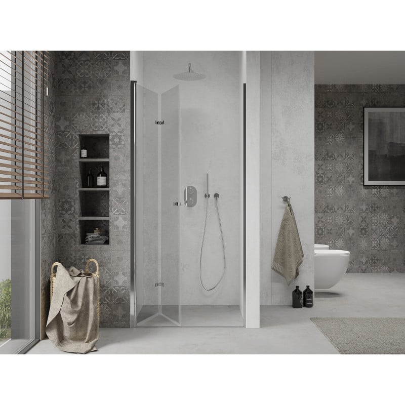 Mexen Lima drzwi prysznicowe składane 85 cm, transparent, chrom - 856-085-000-01-00
