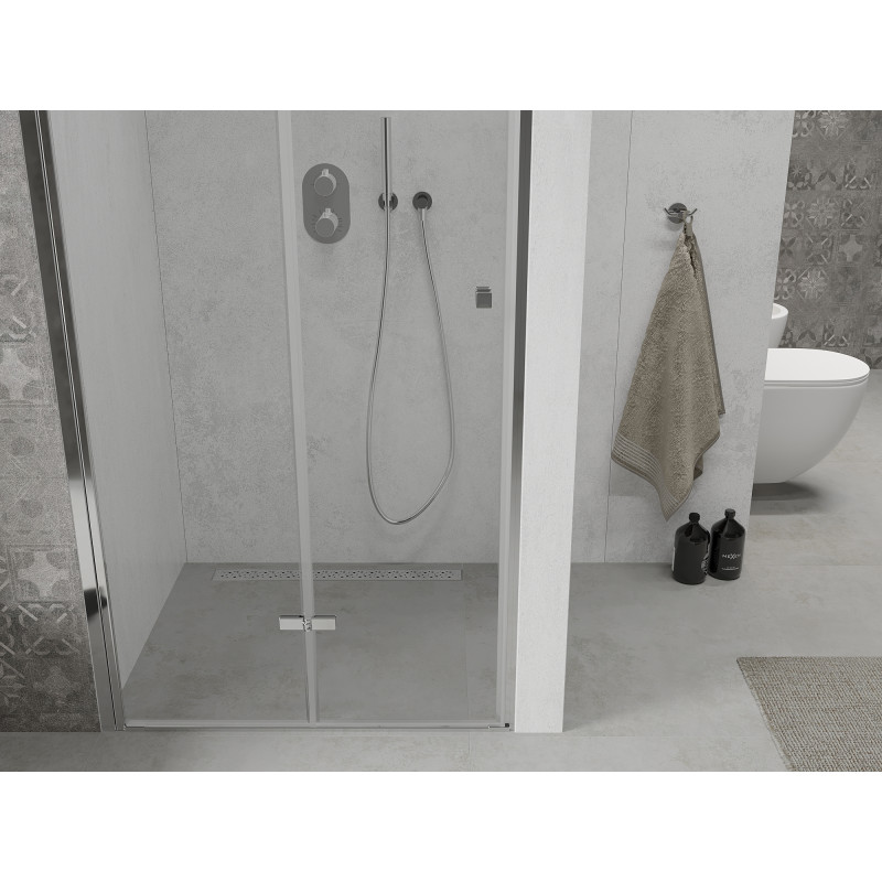 Mexen Lima drzwi prysznicowe składane 85 cm, transparent, chrom - 856-085-000-01-00