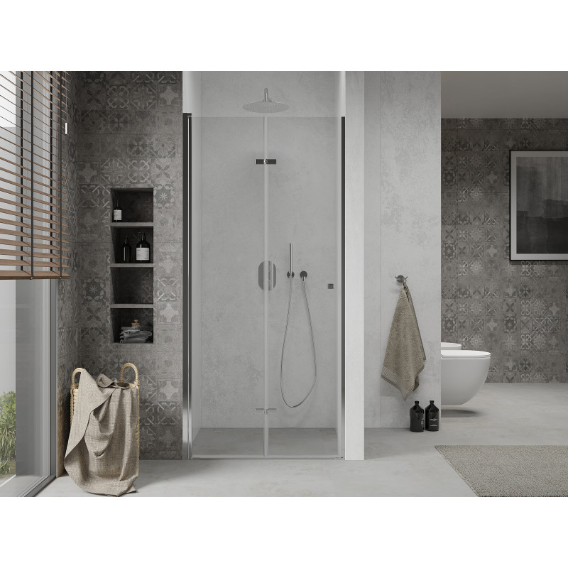 Mexen Lima drzwi prysznicowe składane 85 cm, transparent, chrom - 856-085-000-01-00