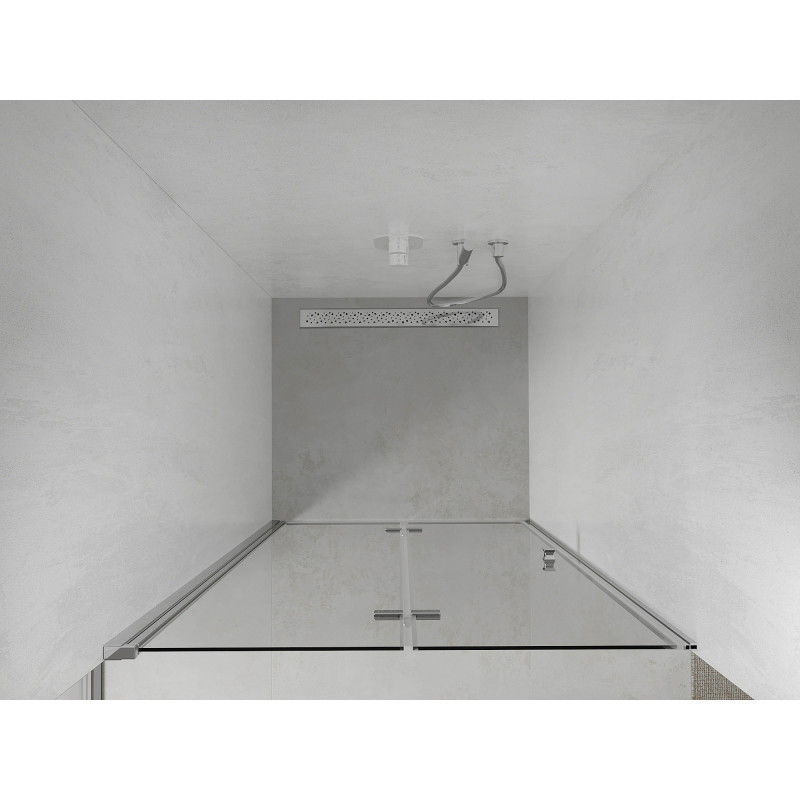 Mexen Lima drzwi prysznicowe składane 110 cm, transparent, chrom - 856-110-000-01-00