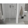 Mexen Lima drzwi prysznicowe składane 115 cm, transparent, chrom - 856-115-000-01-00