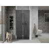 Mexen Lima drzwi prysznicowe składane 120 cm, grafit, chrom - 856-120-000-01-40