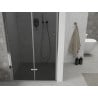 Mexen Lima drzwi prysznicowe składane 120 cm, grafit, chrom - 856-120-000-01-40