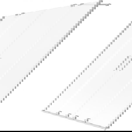 Mexen Velar Duo parawan nawannowy 2-skrzydłowy rozsuwany 160 x 150 cm, szron, chrom - 896-160-000-32-01