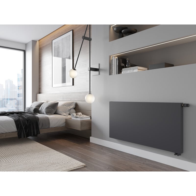 Mexen Flat CVF11 grzejnik płytowy 900 x 800 mm, podłączenie dolne, 873 W, antracyt - W611F-090-080-66