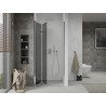 Mexen Lima drzwi prysznicowe składane 90 cm, grafit, chrom - 856-090-000-01-40