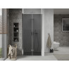 Mexen Lima drzwi prysznicowe składane 90 cm, grafit, chrom - 856-090-000-01-40