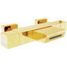 Mexen Cube termostatyczna bateria wannowa, złota - 77360-50