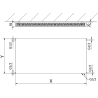 Mexen Flat CVF11 grzejnik płytowy 900 x 1000 mm, podłączenie dolne, 1091 W, czarny - W611F-090-100-70