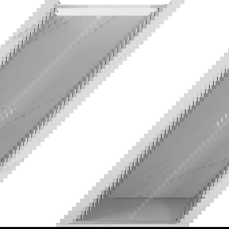 Mexen Exo drzwi prysznicowe podwójne uchylne 90 cm, transparent, chrom - 814-090-000-01-00