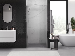 Mexen Exo drzwi prysznicowe uchylne 65 cm, transparent, chrom - 817-065-000-01-00