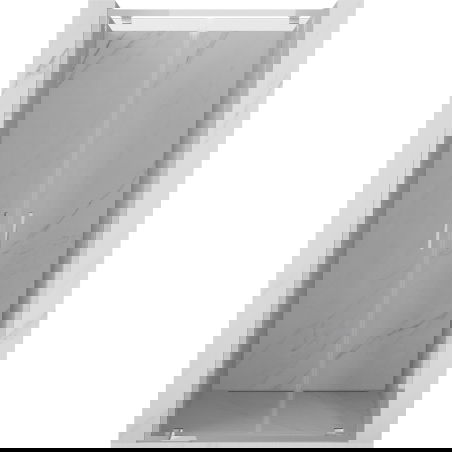 Mexen Exo drzwi prysznicowe podwójne uchylne 90 cm, transparent, chrom - 8182-090-000-01-00