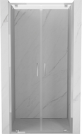 Mexen Exo-BR Duo drzwi prysznicowe podwójne uchylne 100 cm, transparent, chrom - 8182-100-000-01-00