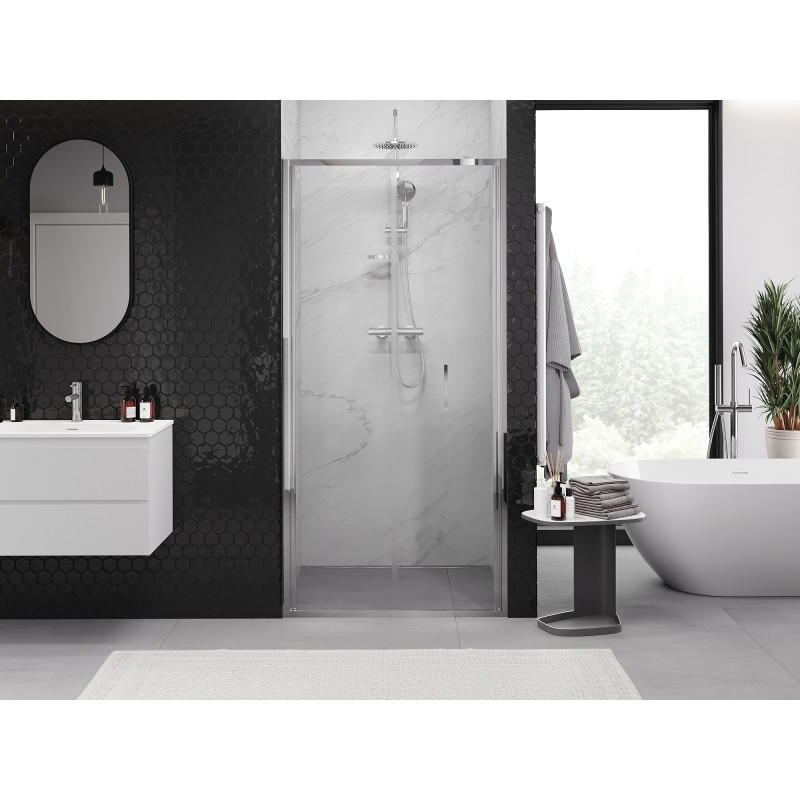 Mexen Exo-F drzwi prysznicowe składane 65 cm, transparent, chrom - 816-065-000-01-00