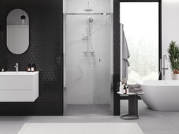 Mexen Exo drzwi prysznicowe składane 65 cm, transparent, chrom - 816-065-000-01-00