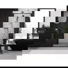 Mexen Exo drzwi prysznicowe składane 70 cm, transparent, czarne - 816-070-000-70-00