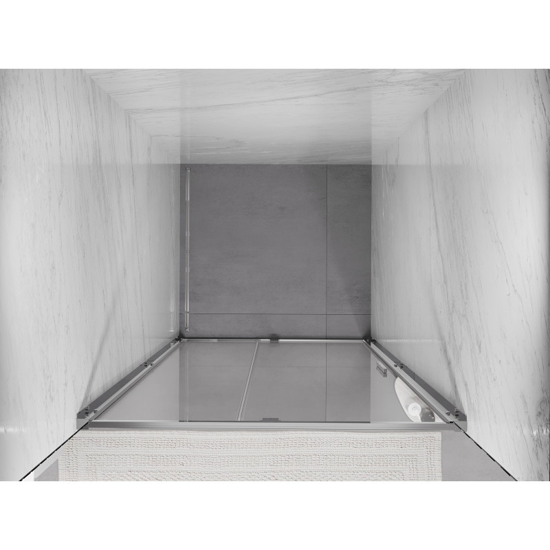 Mexen Exo drzwi prysznicowe uchylne 100 cm, transparent, chrom - 819-100-000-01-00