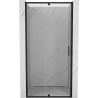 Mexen Exo-R drzwi prysznicowe uchylne 110 cm, transparent, czarne - 819-110-000-70-00