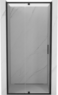 Mexen Exo-R drzwi prysznicowe uchylne 110 cm, transparent, czarne - 819-110-000-70-00