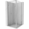 Mexen Exo-B Duo kabina prysznicowa uchylna 70 x 70 cm, transparent, chrom - 814-070-070-01-00
