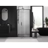 Mexen Exo drzwi prysznicowe uchylne 95 cm, transparent, czarne - 819-095-000-70-00
