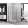 Mexen Exo kabina prysznicowa uchylna 80 x 80 cm, transparent, chrom - 814-080-080-01-00