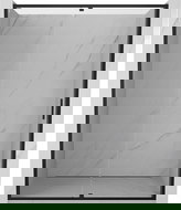 Mexen Exo drzwi prysznicowe uchylne 135 cm, transparent, czarne - 819-135-000-70-00