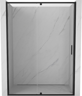 Mexen Exo-R drzwi prysznicowe uchylne 135 cm, transparent, czarne - 819-135-000-70-00