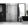 Mexen Exo-R drzwi prysznicowe uchylne 155 cm, transparent, czarne - 819-155-000-70-00