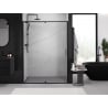 Mexen Exo drzwi prysznicowe uchylne 155 cm, transparent, czarne - 819-155-000-70-00
