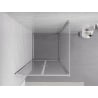 Mexen Exo kabina prysznicowa uchylna 90 x 90 cm, transparent, chrom - 814-090-090-01-00