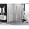 Mexen Exo-B Duo kabina prysznicowa uchylna 90 x 70 cm, transparent, chrom - 814-090-070-01-00