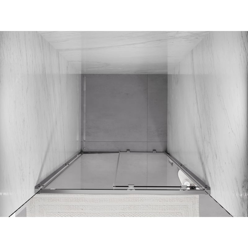 Mexen Exo drzwi prysznicowe rozsuwane 120 cm, transparent, chrom - 8151-120-000-01-00