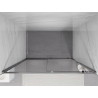 Mexen Exo-S drzwi prysznicowe rozsuwane 140 cm, transparent, chrom - 8151-140-000-01-00