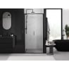 Mexen Exo drzwi prysznicowe rozsuwane 105 cm, transparent, czarne - 8151-105-000-70-00