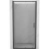 Mexen Exo-S drzwi prysznicowe rozsuwane 125 cm, transparent, czarne - 8151-125-000-70-00