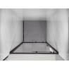 Mexen Exo-S drzwi prysznicowe rozsuwane 105 cm, transparent, czarne - 8151-105-000-70-00