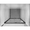 Mexen Exo drzwi prysznicowe rozsuwane 115 cm, transparent, czarne - 8151-115-000-70-00