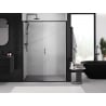 Mexen Exo drzwi prysznicowe rozsuwane 130 cm, transparent, czarne - 8151-130-000-70-00