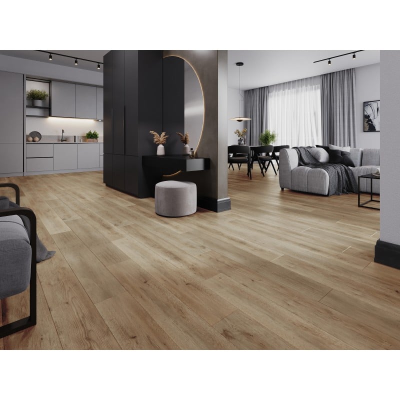 Mexen Spirit Lake panele winylowe 1227 x 187 mm LVT Dryback 2,5 mm, podkład PVC, 4 V-Fuga, Dąb - F1301-1227-187-255-4V1-01