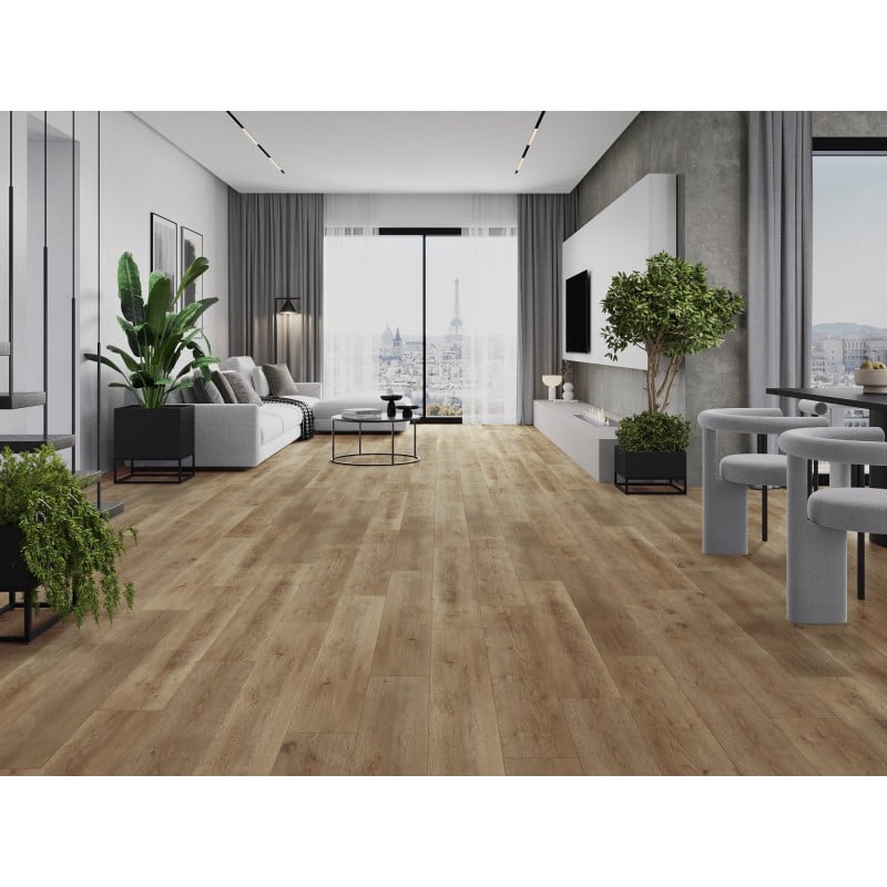 Mexen Spirit Lake panele winylowe 1227 x 187 mm LVT Dryback 2,5 mm, podkład PVC, 4 V-Fuga, Dąb - F1301-1227-187-255-4V1-01